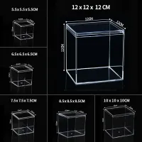 3pc Clear Acrylic Storage Boxes thumbnail 5