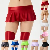 Glossy Short Skater Party Skirt thumbnail 6