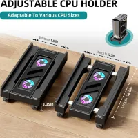 Mobile CPU Stand with Cooling Fan thumbnail 1