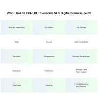 Custom Wooden NFC Business Cards thumbnail 3
