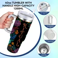 Sugar Skull Insulated Tumbler 40oz thumbnail 5