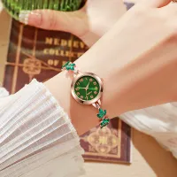 Elegant Arabic Dial Watch with Rhinestone Strap thumbnail 5