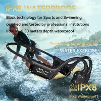 IPX8 Waterproof Bone Conduction Headphones thumbnail 5