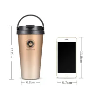 500ml Insulated Travel Coffee Tumbler thumbnail 2