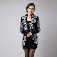 Floral Jacquard Knit Cardigan thumbnail 6