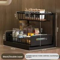 2-Tier Pull-Out Under Sink Organizer thumbnail 6