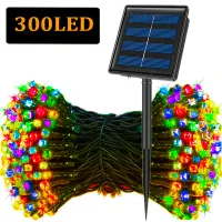 300LED Solar Christmas Lights Outdoor thumbnail 1