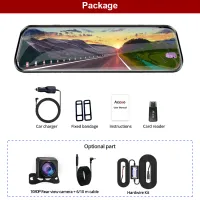 Acceo 9.66" Touch Screen Dash Cam thumbnail 6