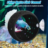 Betta Bulb Hide Tunnel Aquarium Decor thumbnail 2