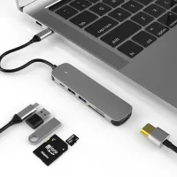 USB C Hub Docking Station with 4K HDMI thumbnail 4
