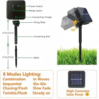 300LED Solar Christmas Lights Outdoor thumbnail 6