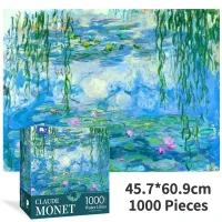 Monet Landscape 1000-Piece Jigsaw Puzzle thumbnail 2