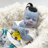 19in Lifelike Reborn Baby Doll by NPK thumbnail 2