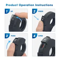 48W Motorcycle Phone Charger Mount thumbnail 5