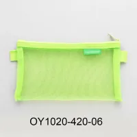 1pc Transparent Mesh Pencil Case Storage Student Simple Pencil Bag Large Capacity Pouches Stationery Organizer Pencilcase Holder thumbnail 5