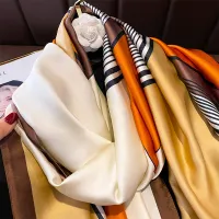 Luxury Silk Summer Scarf 180x90cm thumbnail 5