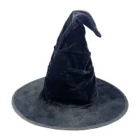 Women's Large Black Wicked Witch Hat thumbnail 2