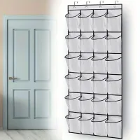 24-Grid Wall-Mounted Shoe Organizer thumbnail 1