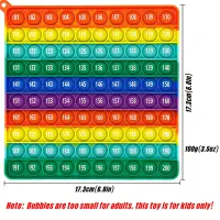 Rainbow Math Counting Bubble Board thumbnail 2