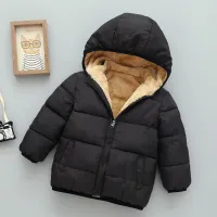 Kids Fleece Cartoon Hooded Jacket thumbnail 2