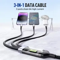 3-in-1 100W Fast Charging Cable thumbnail 5