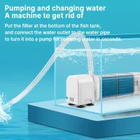 Silent Submersible Aquarium Filter Pump thumbnail 6