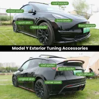 Tesla Model Y Carbon Fiber Body Kit thumbnail 4