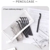 Transparent Large Capacity Kawaii Pencil Case thumbnail 4