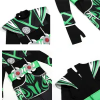 Green Ninja Kids Costume 9PC Set thumbnail 5