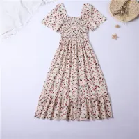 Chiffon Floral Midi Summer Dress thumbnail 5