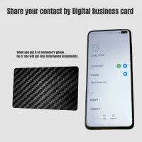 NFC Carbon Fiber Business Cards (5Pcs) thumbnail 2