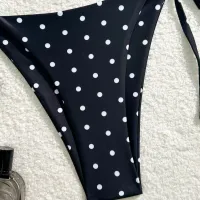 Polka Dot 2-Piece Bikini Set Black & White thumbnail 5