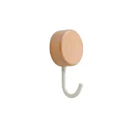 Solid Wood Self-Adhesive Wall Hook thumbnail 3