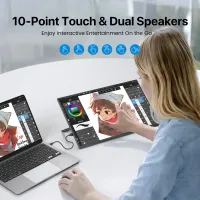 15.6" Touch Portable Monitor - FHD HDR thumbnail 2