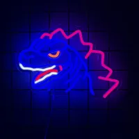 Anime Dinosaur Neon Sign LED Light thumbnail 3