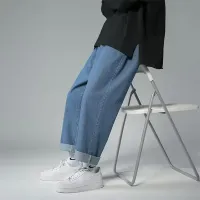 Wide Leg Cargo Jeans for Men thumbnail 5