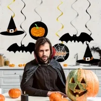 Halloween Swirl Hanging Cutouts Set thumbnail 4