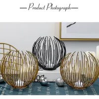 Nordic Metal Candle Lantern Holder thumbnail 5