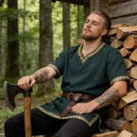 Knight Medieval Tunic Costume for Men thumbnail 2