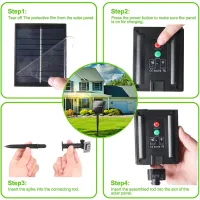 Solar LED Fairy Lights with Remote thumbnail 4