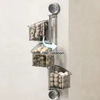 Rotating Suction Cup Storage Shelf thumbnail 2