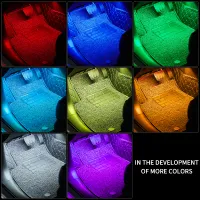 Neon LED Car Footwell Lights Kit thumbnail 6