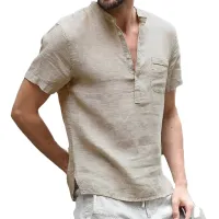 Cotton Linen Men's T-Shirt thumbnail 1