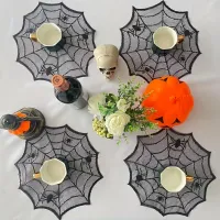 Spider Web Halloween Placemats Set thumbnail 1