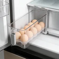 Clear Stackable Fridge Storage Bins thumbnail 3