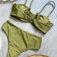 Sexy Bandeau Push-Up Bikini Set thumbnail 2