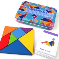 Wooden Montessori Tangram Puzzle Set thumbnail 6