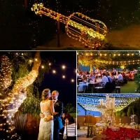 400LED Solar String Lights Outdoor 120FT thumbnail 2
