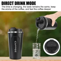 Thermo Cafe Stainless Steel Travel Mug 380/510ML thumbnail 2