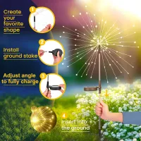 Solar LED Fairy String Lights thumbnail 2
